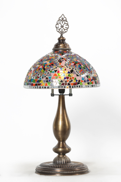 Antique Mosaic Tiffany Table Lamp